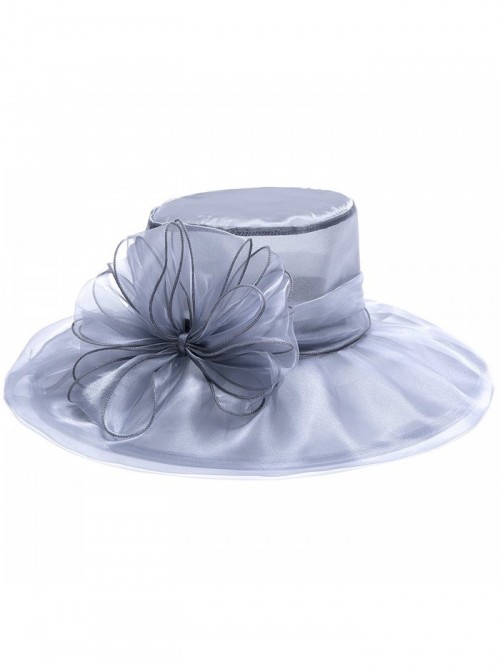 Ladies Organza Summer Sun Hat Party Beach Church Horse Race Cocktail ...