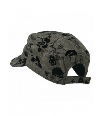 Flower Jeep Style Army Cap