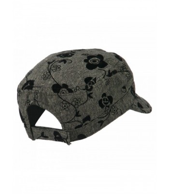 Flower Jeep Style Army Cap in Women's Baseball Caps