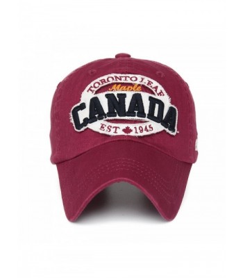 Rayna Fashion Unisex Vintage Trendy Baseball Cap Trucker Hat Golf Travel Hip Hop CANADA Flag Maple - CX11A16P40P