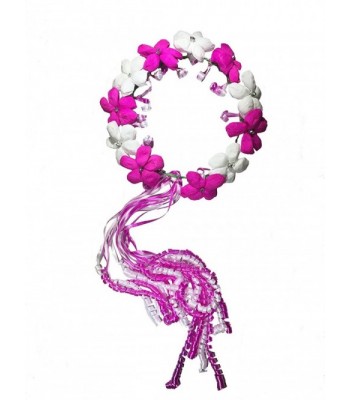 Handmade Flower Artificial Ponytail Festival