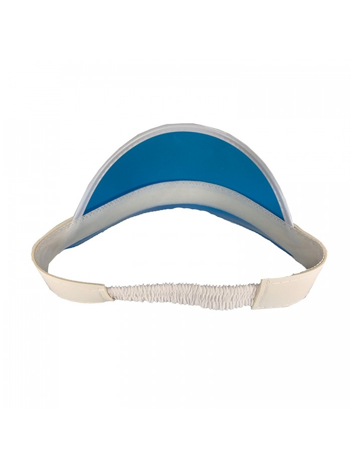 Athletic Club Sun Visor Hat (Clear- Plastic) for Women- Men - Ocean ...