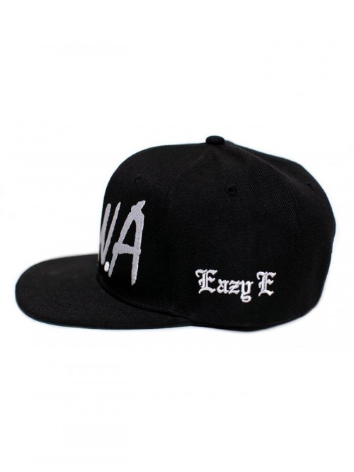 New Eazy E N.W.A Vintage Flat Bill Cap Hat Snapback Unisex Adult Black ...