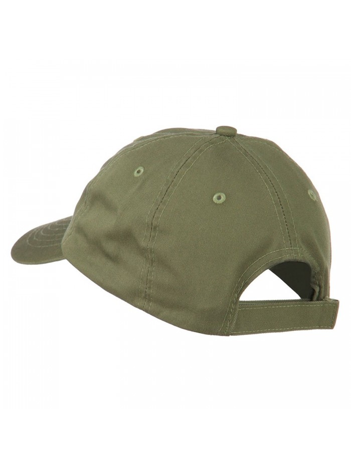 US Navy Top Gun Fighter Embroidered Washed Cap - Olive - C711Q3T5ZNL