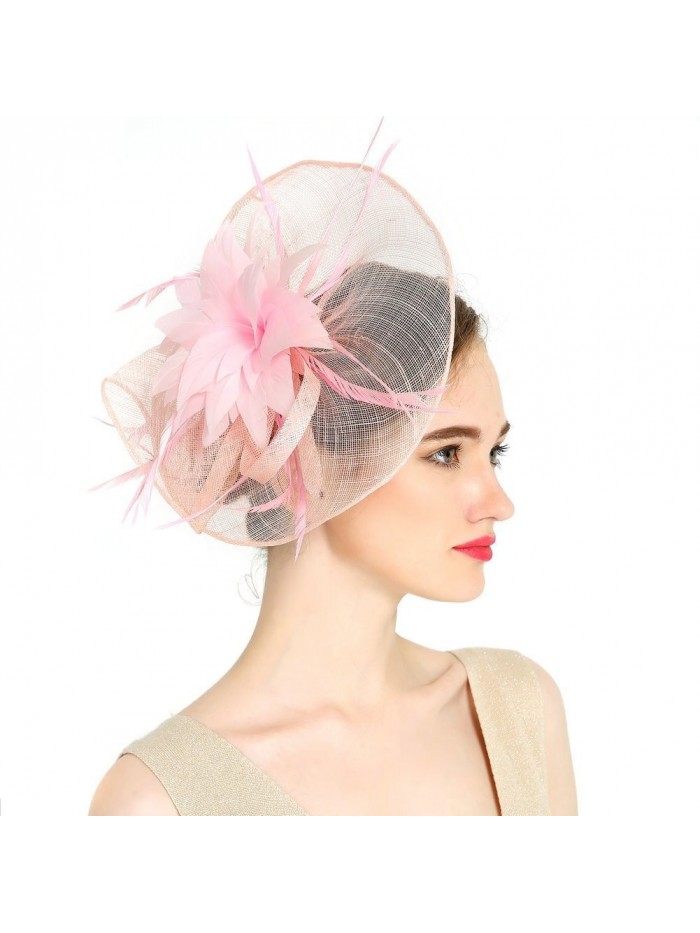 pink fascinator hat
