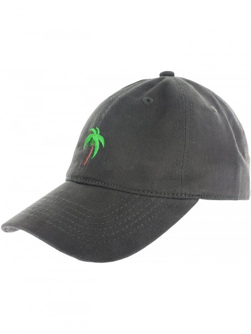 Palm Tree Hat Dad Hat Coconut Tree Embroidered Adjustable Baseball Cap ...