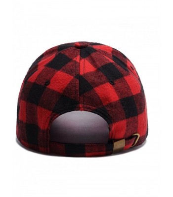 Clecibor Black Checked Baseball Outdoor in Women's Baseball Caps