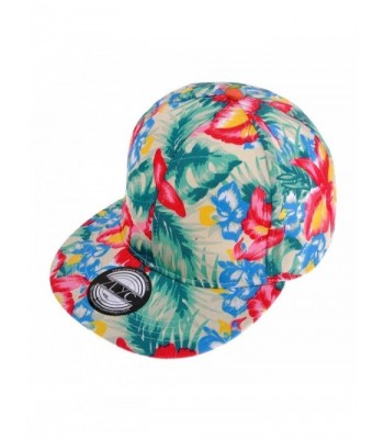 Women Fashion Floral Print Adjustable Casual Snapback Baseball Cap Hat ...