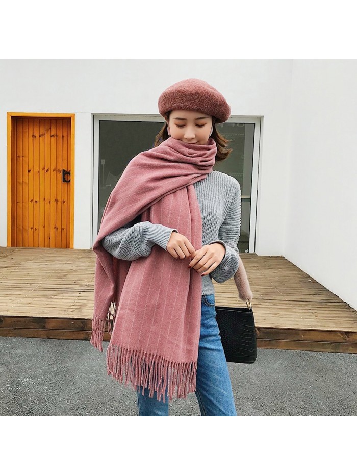 S&S Women's Grid Autumn Winter Warm Lattice Long Scarf Plaid Blanket ...