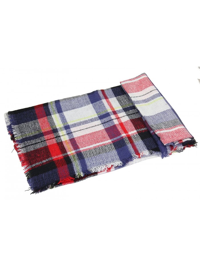 Unisex Winter Plaid Shawl 60x175 cm