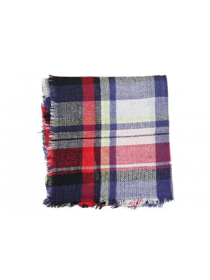 Unisex Winter Plaid Shawl 60x175 cm