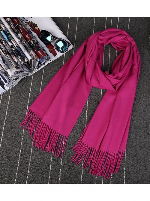 Soft Cashmere Feel Scarf- Large Pashmina Shawls Wraps Winter Scarf for ...