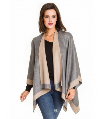 Cardigan Poncho Cape Elegant Sweater in Cold Weather Scarves & Wraps