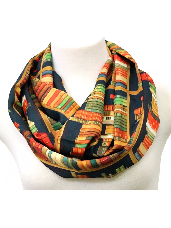 Book scarf Library Bookshelves Infinity Scarf birthday gift for her - CX183EAIWMX