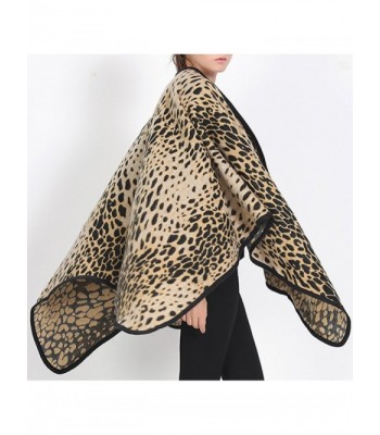 Futurino Womens Winter Leopard Blanket in Fashion Scarves