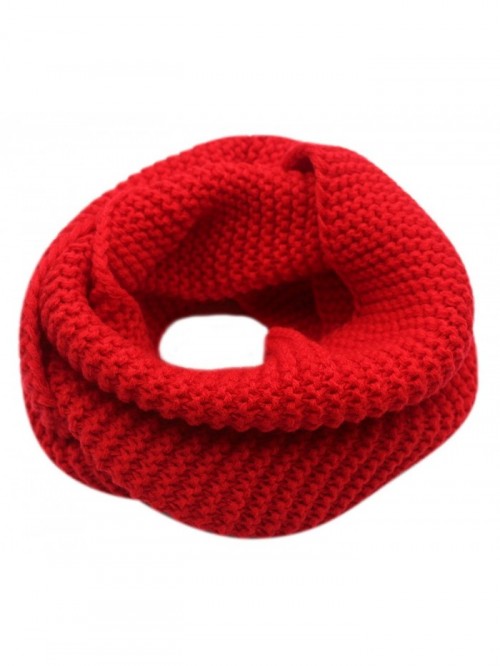 Cc Us Women Winter Infinity Scarf Knit Neckerchief Warm Circle Loop Shawl Red C3184hwaqda