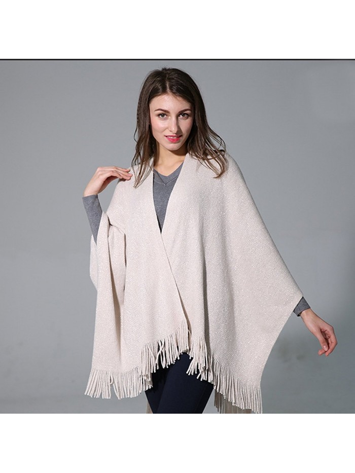 Women Cape Shawl Wrap Fashion Scarf Open Front Poncho Cape Cardigans ...