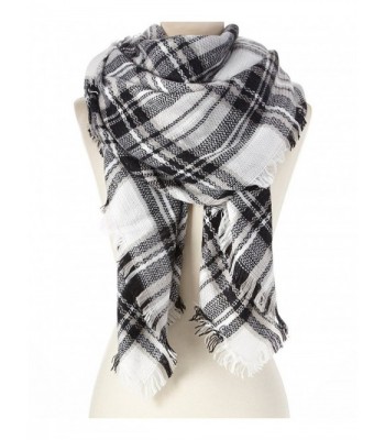 Large Blanket Scarf Shawl Black