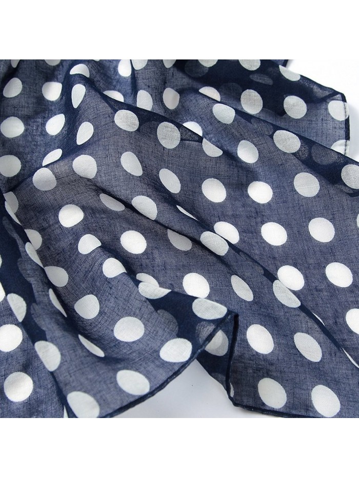 Womens Winter Long Polka Dot Scarf Ladies Warm Soft Pashmina Wrap ...