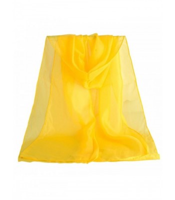 Chiffon Scarf- Women's Fashion Style Lady Shawl Girls Stole - Yellow ...