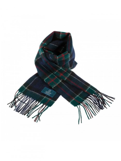 Pure New Wool Scottish Tartan Scarf Colquhoun One Size C3123h48mwz