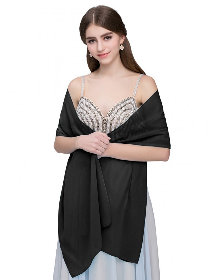black shawls for evening dresses