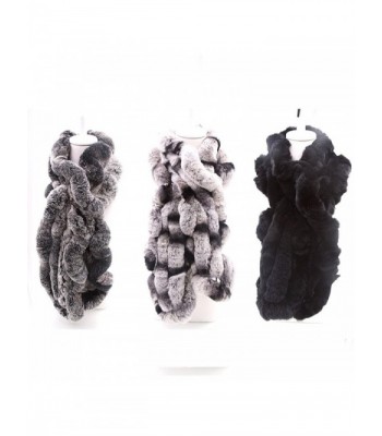 MMFur Natural Rabbit Women Scarf in Fashion Scarves