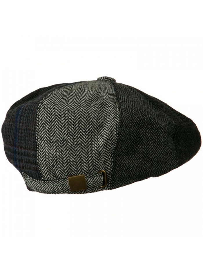 Men's Multi-tone Wool Apple Cap - Grey W16S52C - CV11C0N6QO1