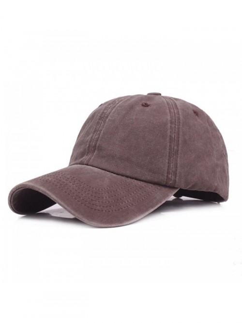 Dad Hat For Men- Mens Adjustable 100% Cotton Baseball Cap - Brown ...