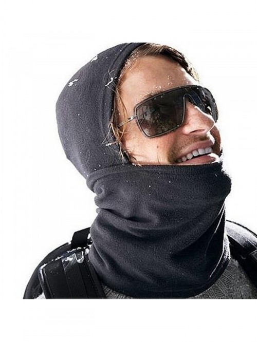 Wind-proof Hinged Balaclava Fleece Neck Snood Scarf Thermal Ski Mask ...