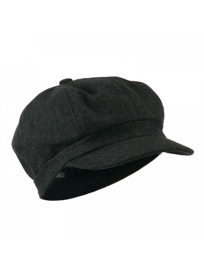 Wool Solid Spitfire Hat - Dark Grey - CS11I67LTZL