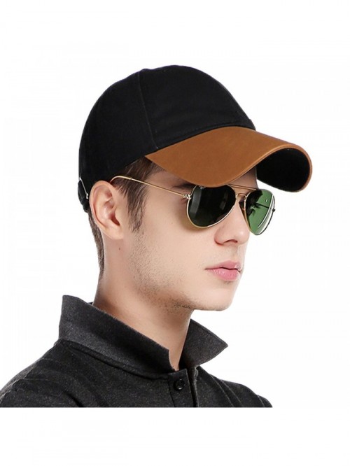 Men's Cotton Classic Baseball Cap Adjustable Buckle Closure Dad Hat ...