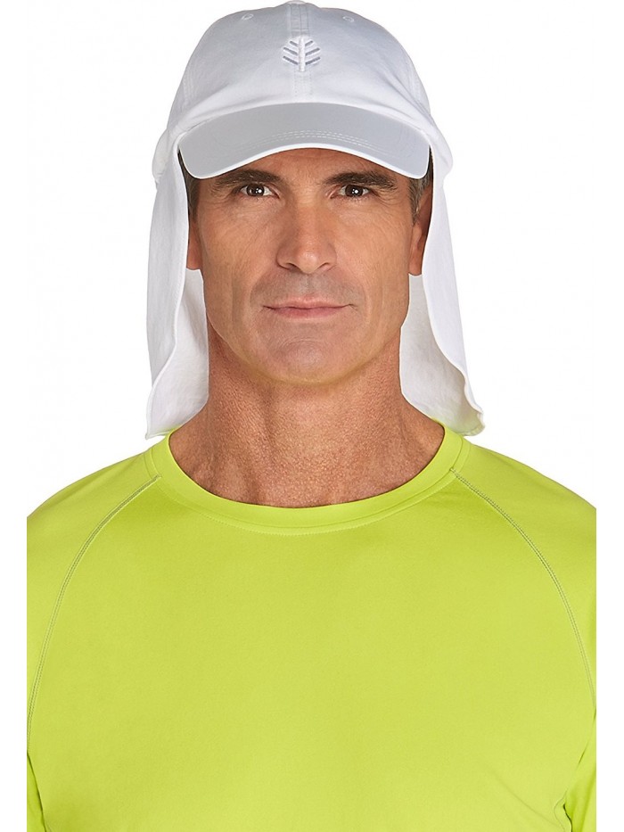 UPF 50+ Men's Chlorine Resistant All Sport Hat - Sun Protective - White -  CS12O27NLSK