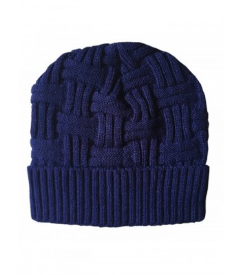 Mens Winter Knitting Warm Hat Daily Slouchy Wool Beanie Skull Cap ...