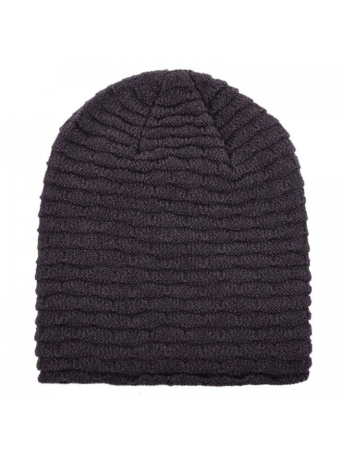 Skull Wool Hat Windproof Slouchy Beanie Hat Scarf Lined Thick Knit ...