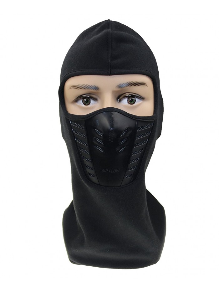 Balaclava Face Mask-Windproof Ski hat for Skiing Cap Unisex - black ...