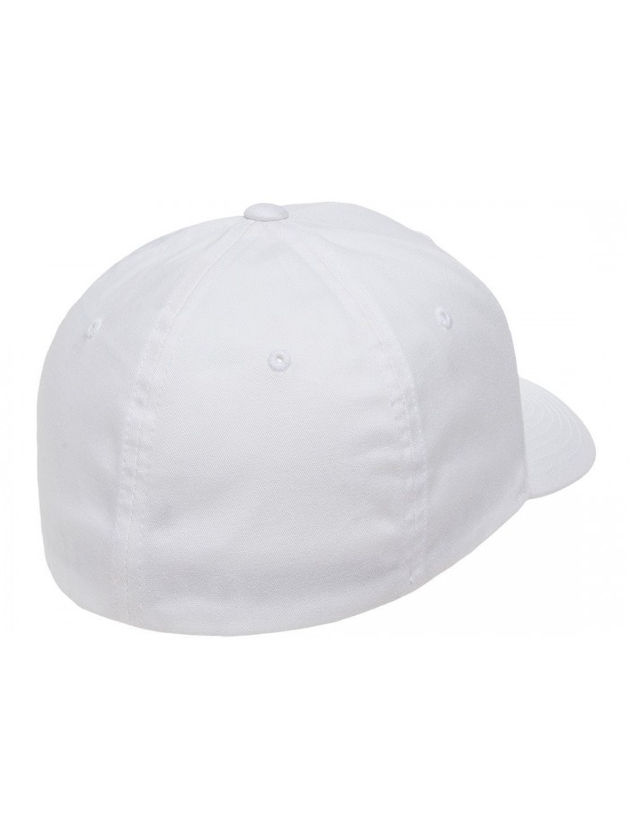 Premium Original Blank Cotton Twill Fitted Hat XX-Large - White ...