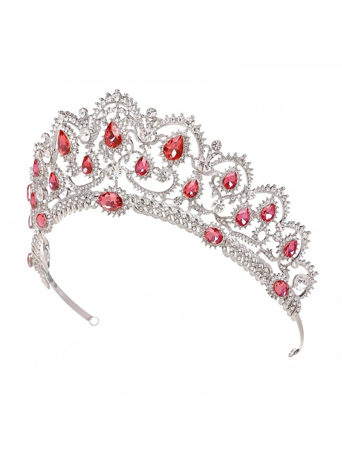 Vintage Crystal Crown for Women Rhinestone Queen Tiara Wedding Hair ...