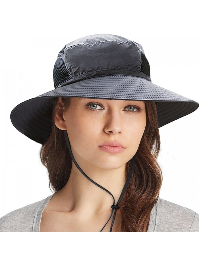 Waterproof Sun Hat Outdoor UV Protection Bucket Mesh boonie Hat ...