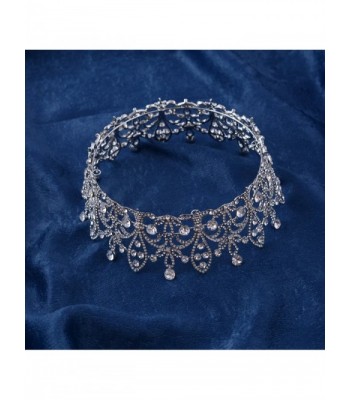 Silver Full Round Wedding Crown for Brides Women Birthday Crown ...