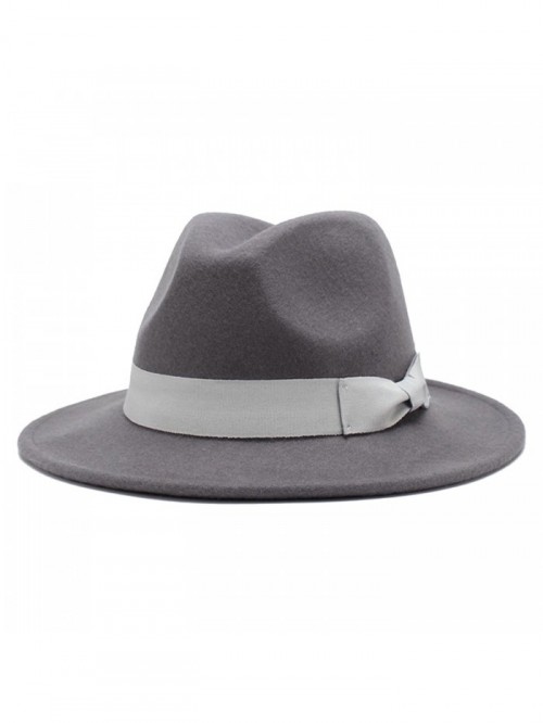 100% Wool Fedora Hats For Women Vintage Wide Brim Mens Fedora Cap ...