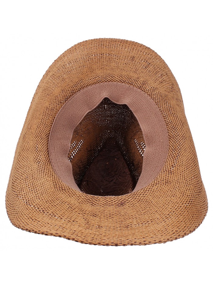 Western Outback Cowboy Hat Men's Women's Style Straw Felt Canvas