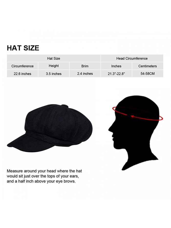 newsboy Hat Beret Hat Fedora Wool Blend Cap Collection Hats Cabbie ...